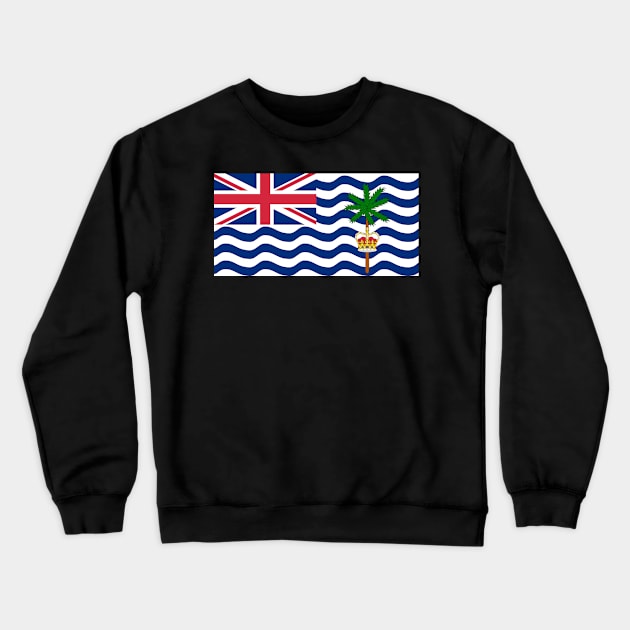 British Indian Ocean Territory Crewneck Sweatshirt by Wickedcartoons